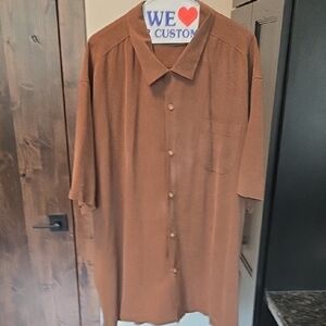 Tommy Bahama Chocolate Button-Up Shirt
